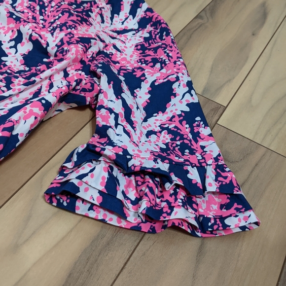 EXCELLENT Cond!! Lilly Pulitzer Fiesta Stretch Dress Nauti Navy Beyond The Sea 6 - Picture 14 of 16